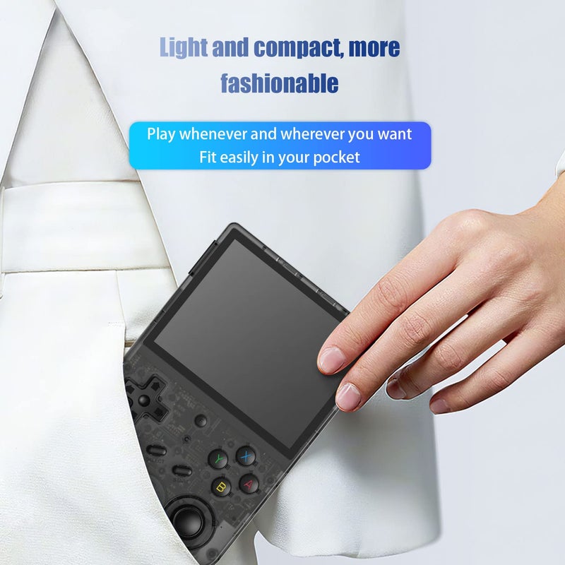 Aivuidbs RG353VS Retro Handheld Game Linux System RG3566 3.5 inch IPS Screen,RG353VS with 64G TF Card Pre-Installed 4452 Games Supports 5G WiFi 4.2 Bluetooth Online Fighting,Streaming and HDMI rg 353v - Image 5